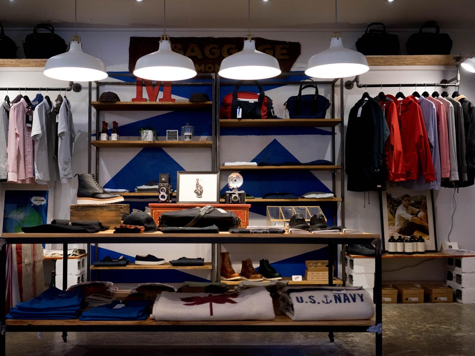 clothes store interior